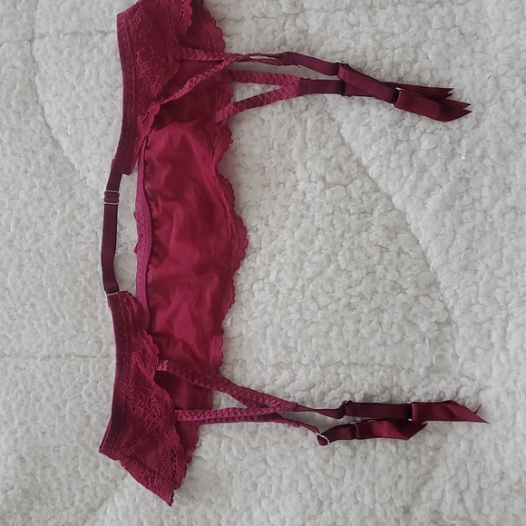 Victoria's Secret Purple/Fushia Garter Belt Bundle - Picture 4 of 17